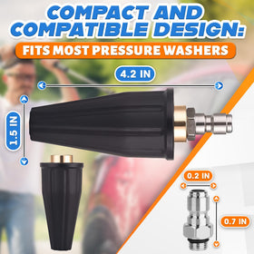 KETAR turbo nozzle 4000 PSI performance for tough surface cleaning