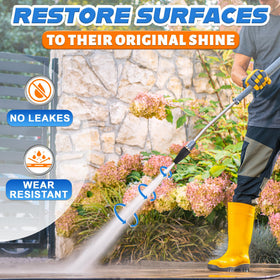 KETAR turbo nozzle deck, driveway, and siding cleaning