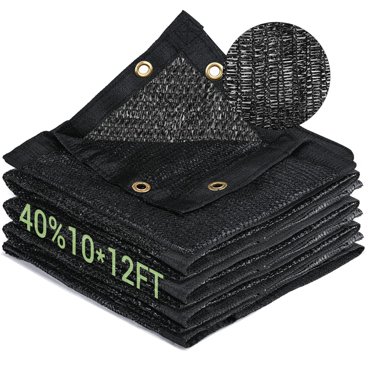 Keten 40percent Garden Shade Cloth over a 10x12ft area providing cooling shade for plants