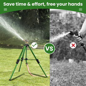 Keten random-color sprinkler heads inside the package add setup variety