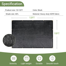 Keten Water-and-Air Permeable Shade supporting moisture and airflow