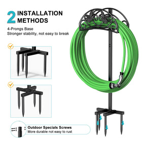 Keten weatherproof hose storage for durable outdoor use