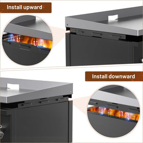 Keten wind guard compatible with multiple 36-inch Blackstone models.
