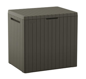 Keter City 30-Gallon box exterior for outdoor storage and organization