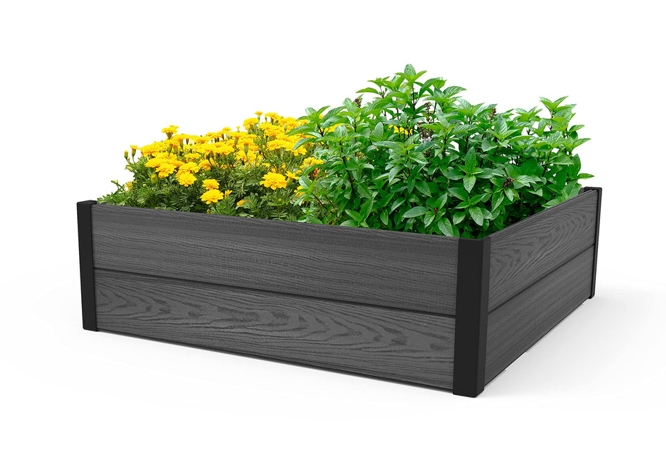 Keter Maple raised garden bed with tool-free assembly for quick setup