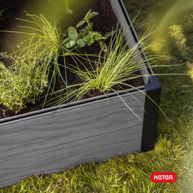 Maintenance-free Keter Maple raised garden bed offers easy care