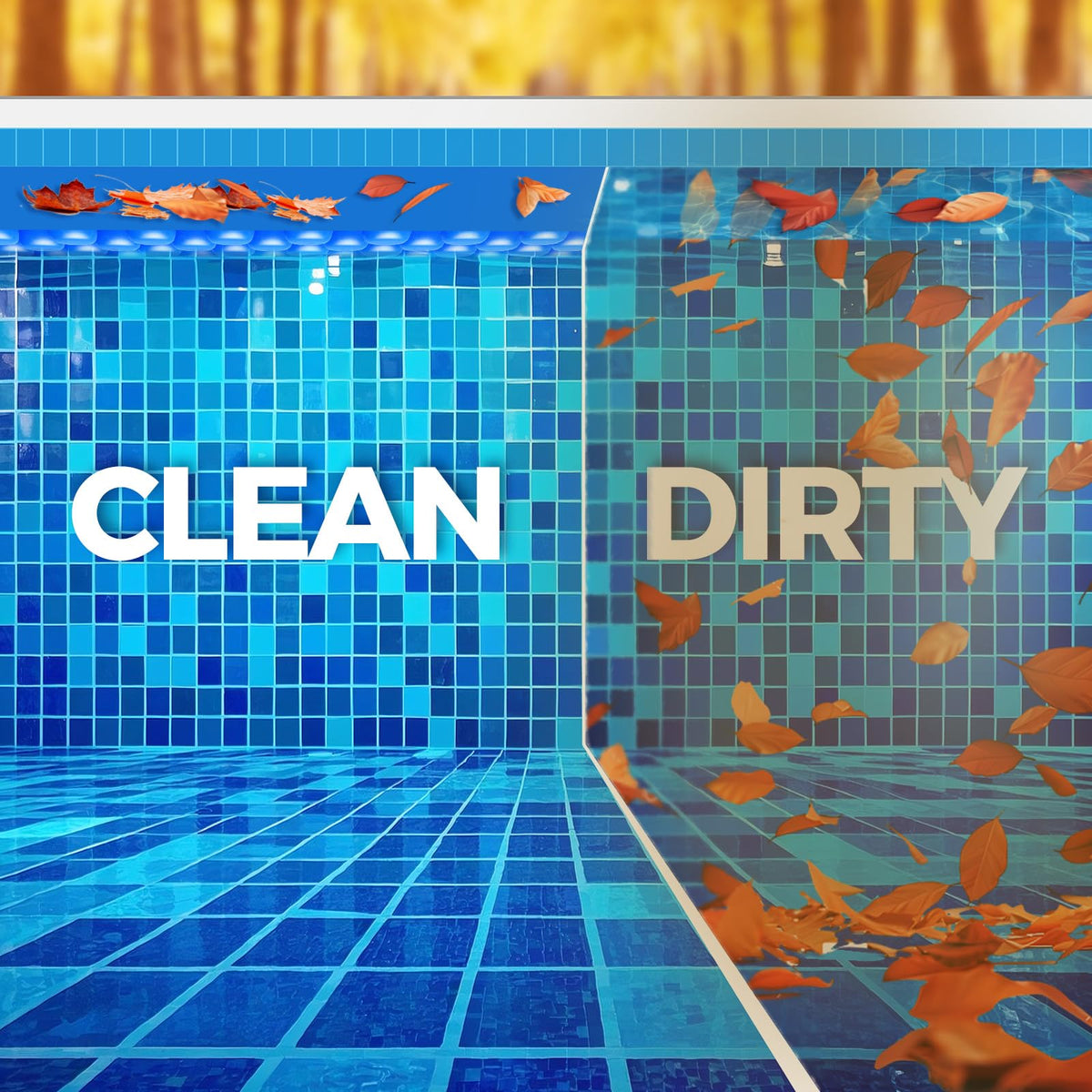 KETNET round pool cover cut-to-fit for any shape.