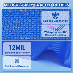 KETNET spa cover retains heat to keep hot tubs warm.