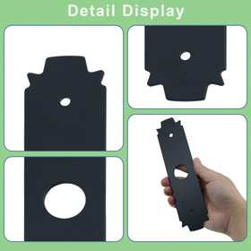 Ketofa hardened steel edger blade for durable outdoor edging