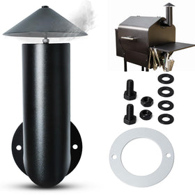 Ketofa pellet grill smoke stack chimney shown as a durable replacement part