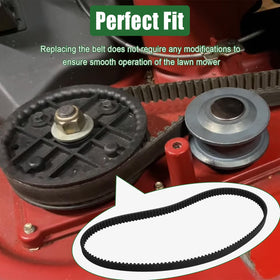 Ketofa 30-inch TimeMaster compatible belt on mower deck in-use.