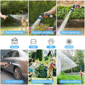 KETTOYA leak-proof design minimizes drips while watering beds and patios.