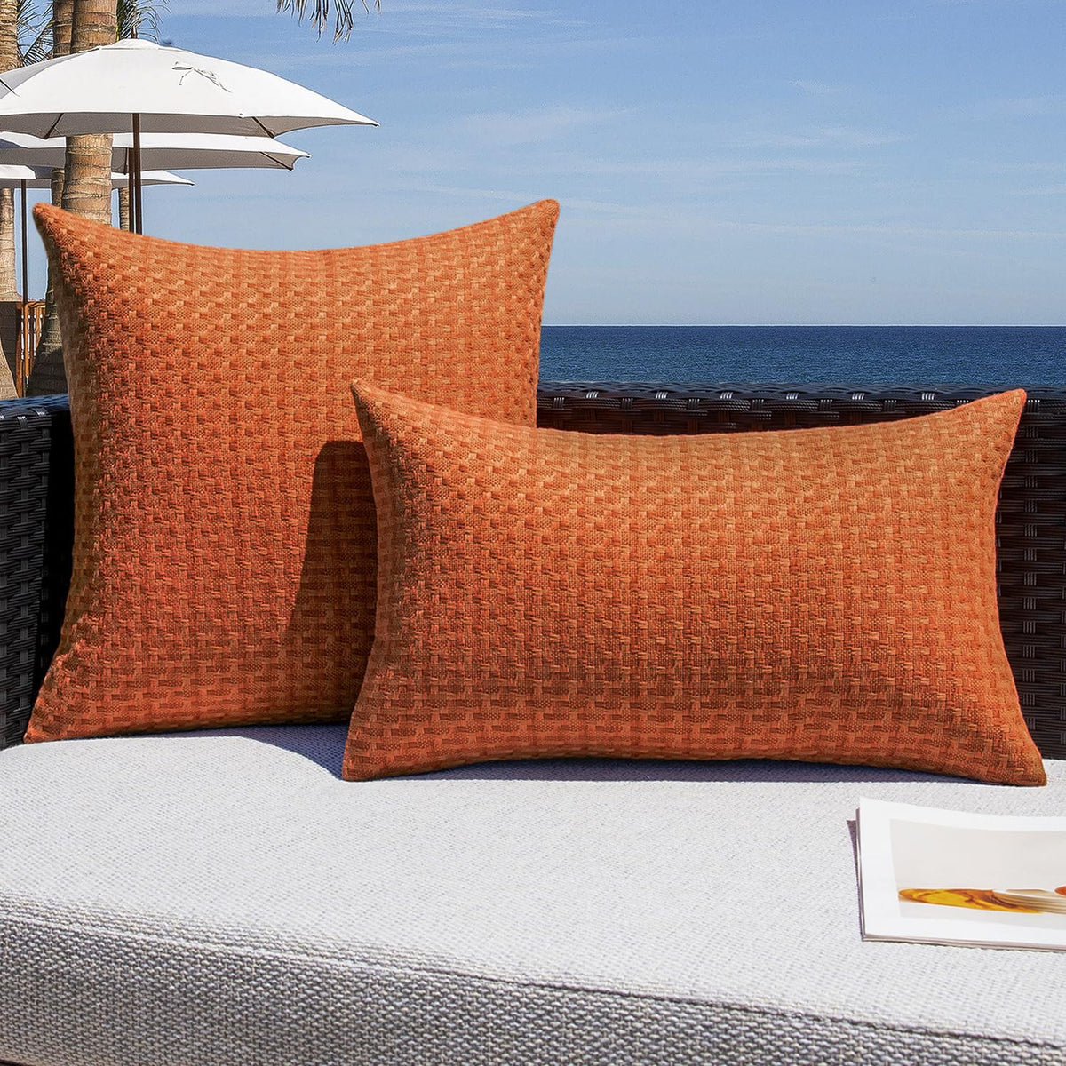 Machine washable Kevin Textile covers offer easy care and color retention