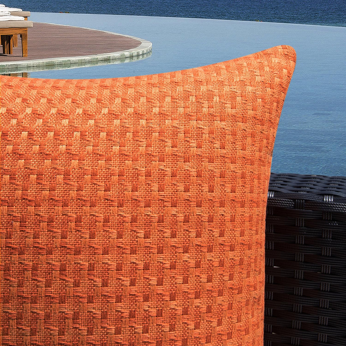 Close-up of PU coating on Kevin Textile cover indicating water resistance