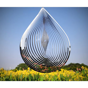 Kexsscai stainless steel 12 inch spinner withstands weather and rust.