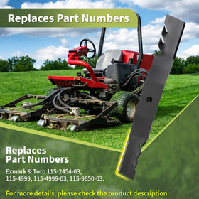 Keycci 3-pack lawn blades for quick, easy swaps