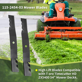 Keycci ultra-high lift edge delivers efficient grass pickup