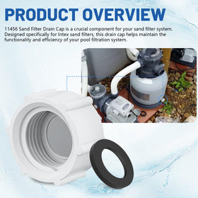 KEYDINHT drain cap with O-ring demonstrates leak-proof design.
