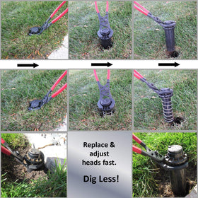 Keyfit Tools wrench extracting sprinkler bodies and broken risers with ease