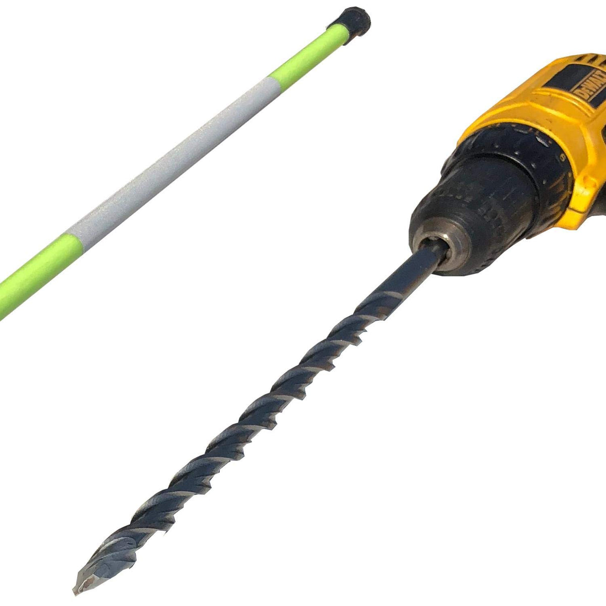 Keyfit Tools MarkerBit 12in stainless drill bit for fast, straight marker installation.