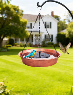Keygift antique copper bowl adds rustic charm and durability.