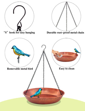 Keygift lightweight bath stays secure when hung in any outdoor space.