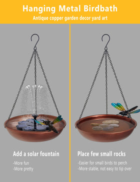 Keygift outdoor birdbath decor blends style and function