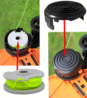 KEYHAO eight spools and two cap covers ensure ready replacements.