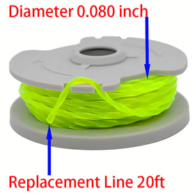 KEYHAO Worx-compatible spools improve replacement efficiency for trimming tasks.