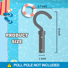 Keyrank Hook simple hang design promotes quick, dry retrieval for your pool cleaner.
