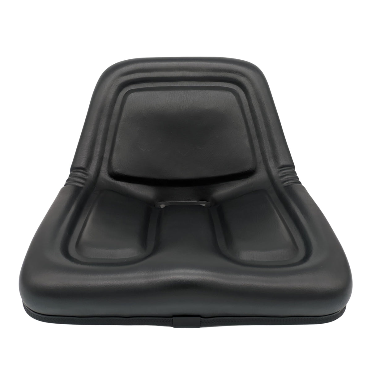 Keystone Seats mid-back seat side view emphasizes ergonomic support for long tasks