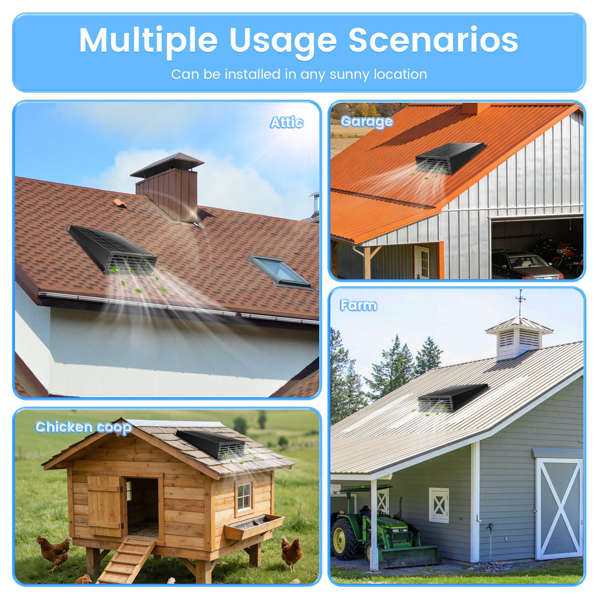 Kfonla 30-degree tilt optimizes sun exposure for power.