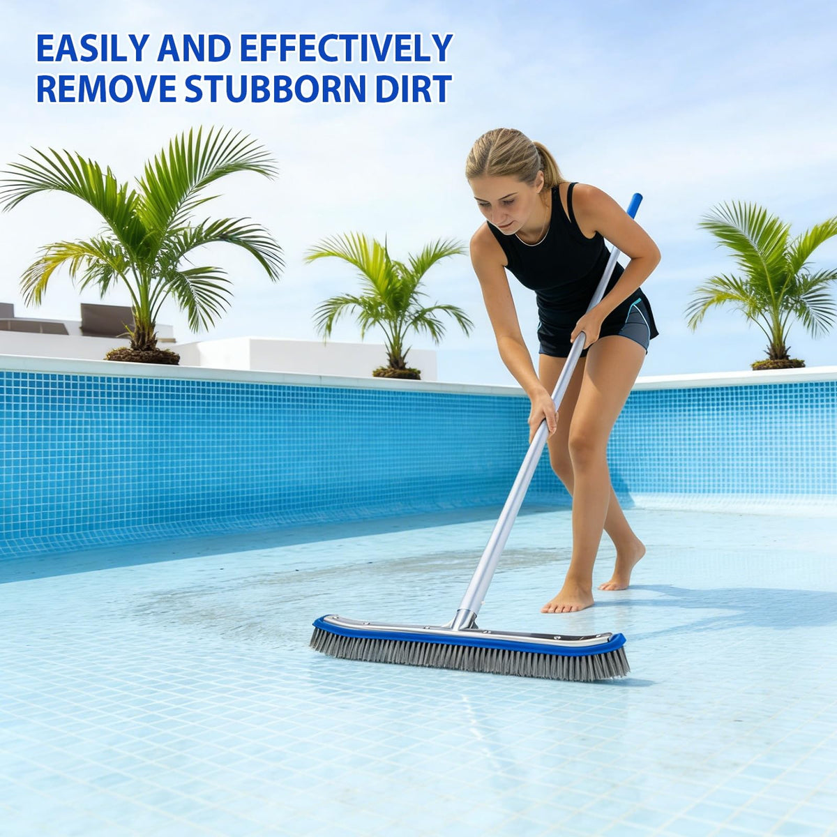 KGC 18-inch brush ideal for concrete surfaces and tile lines.