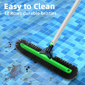 KGC brush head reaches corners and steps for thorough cleaning.