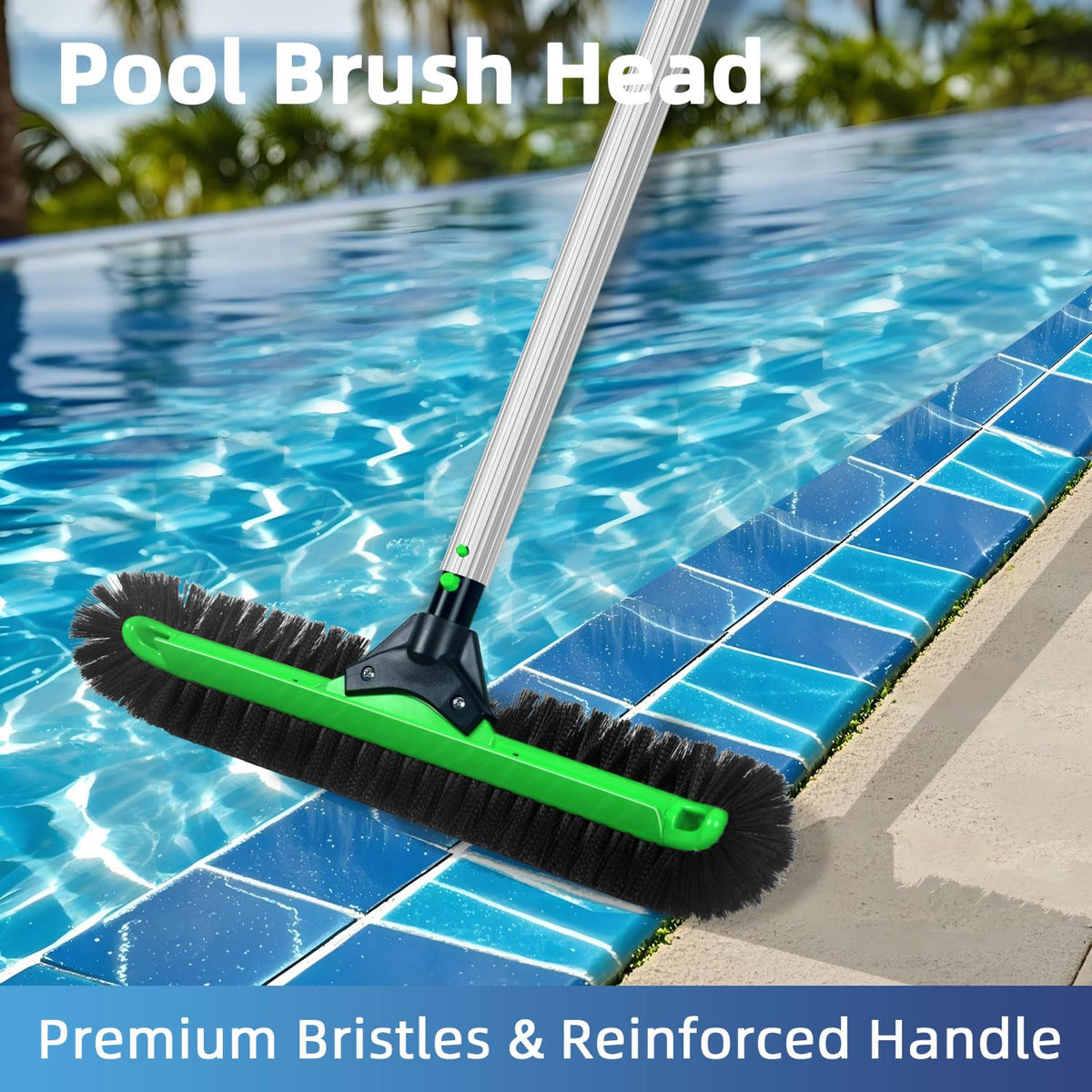KGC heavy-duty construction withstands regular pool cleaning.