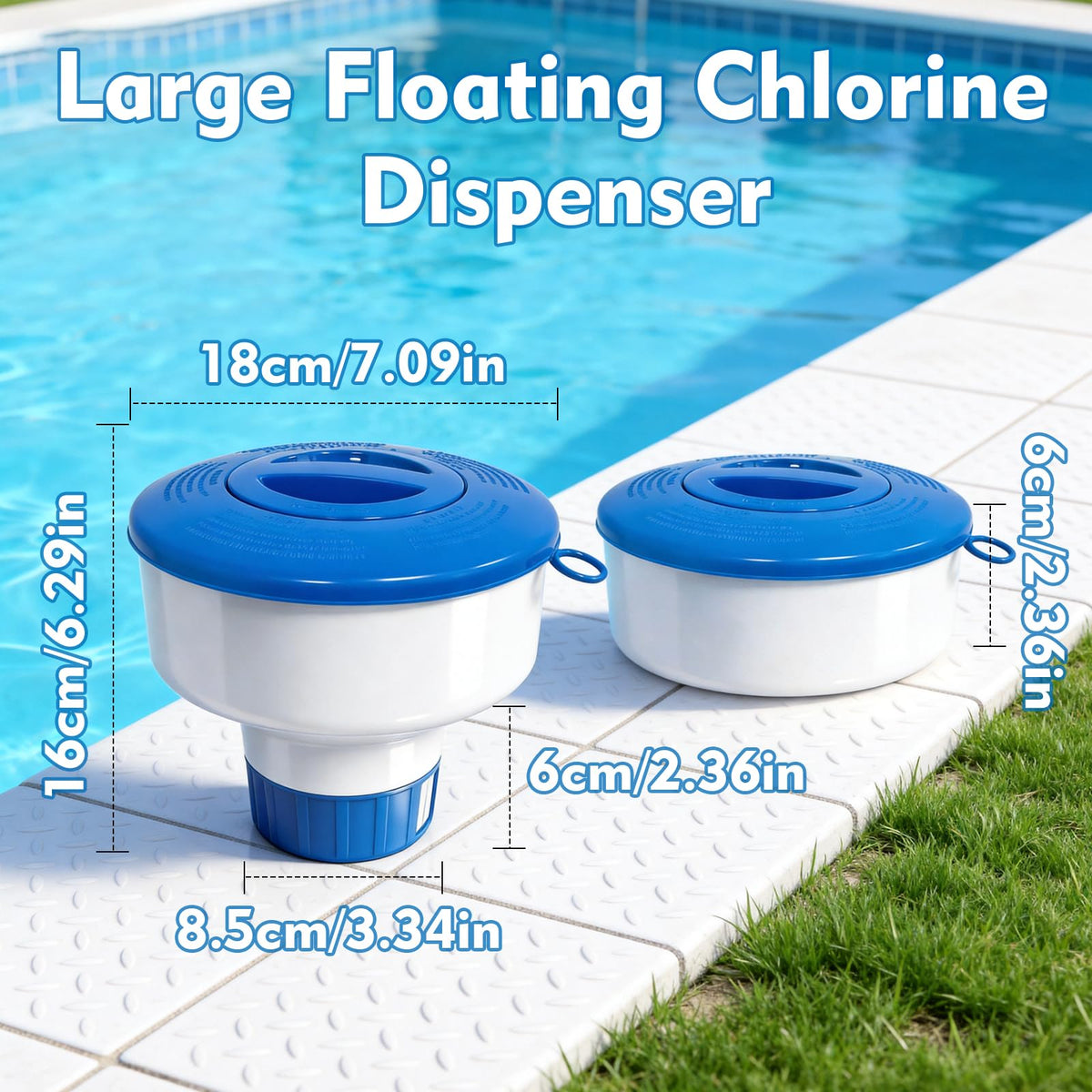 KGC adjustable flow ring enables precise tablet dosing in the dispenser.