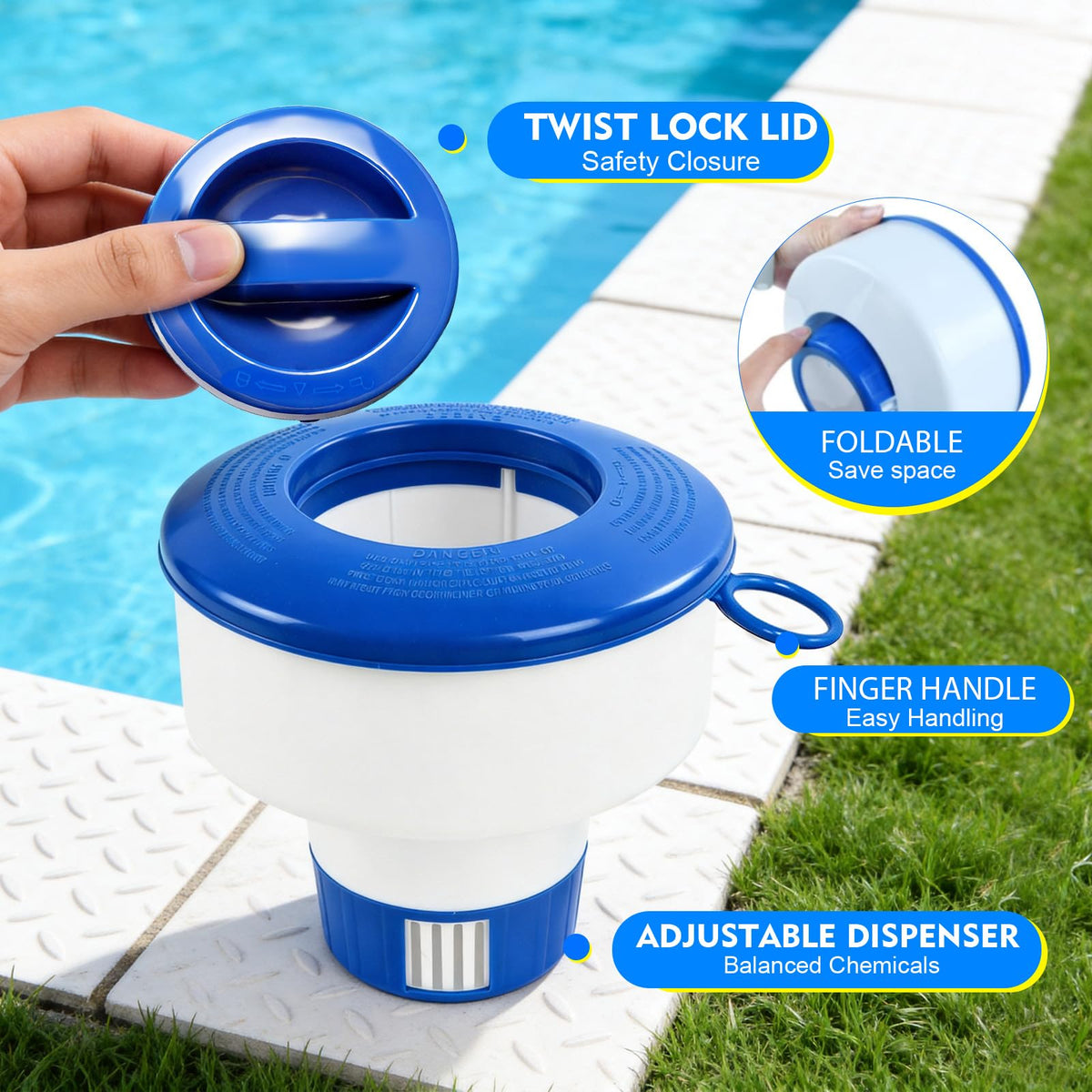 KGC easy maintenance design reduces chores while keeping pool water balanced.