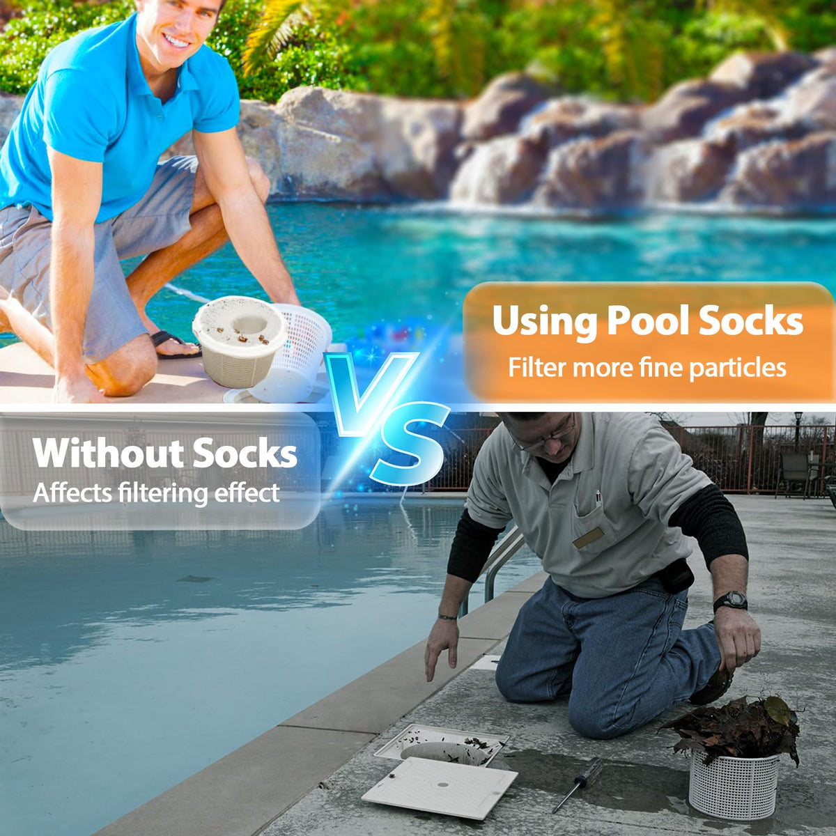Used KGC socks are quick to rinse and ready for reuse.