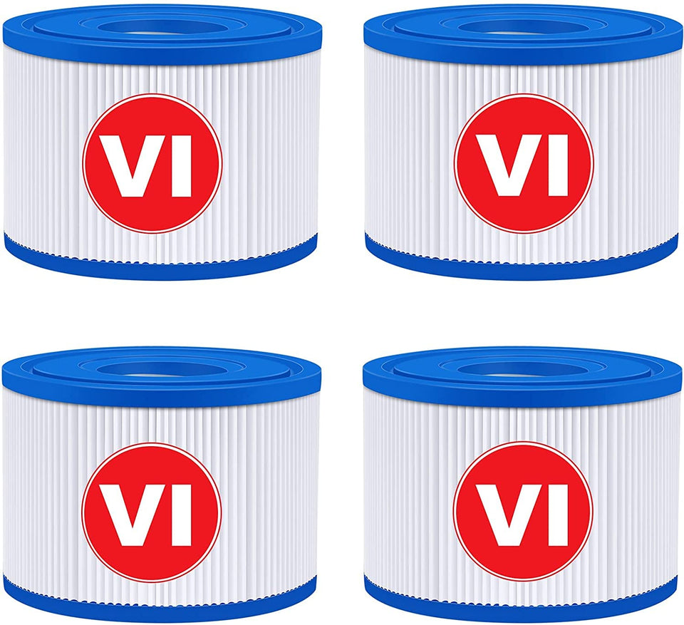 KGC Type VI four-pack filters in packaging for hot tub replacement