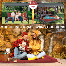 KGOSAUO 60x40 size cushioned mat packaged for large swings.