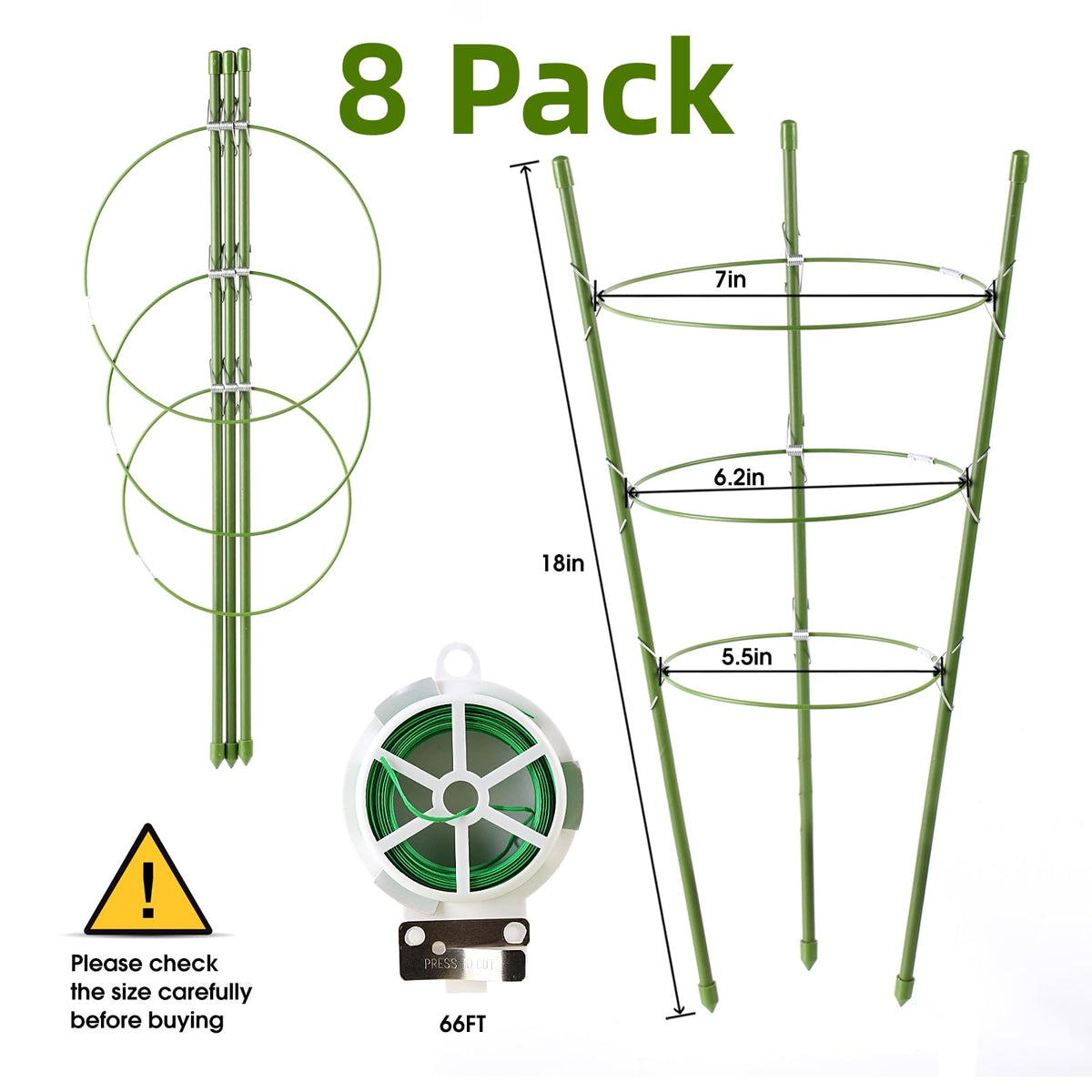 Kgozwon vertical plant support keeping vines upright and orderly