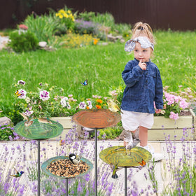 KHayRovies easy-assembly design lets you place in lawns, beds, or borders