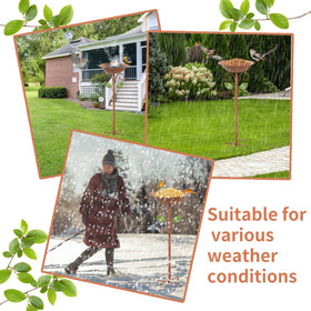 KHayRovies coated metal resists rust for year-round use.