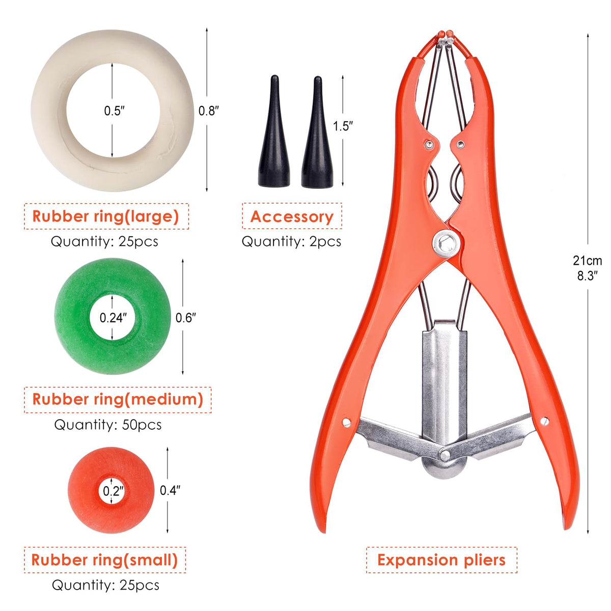 KHEARPSL Expansion Pliers for balloon tools enable quick, tidy inflation and setup
