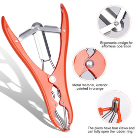 KHEARPSL Goat Banding Kit—stainless steel pliers resist corrosion for long-term use