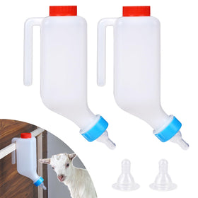 KHEARPSL 800ml lamb bottle with clear measurement scale for precise feeding.