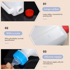 KHEARPSL thickened silicone nipple provides durable, gentle nursing.