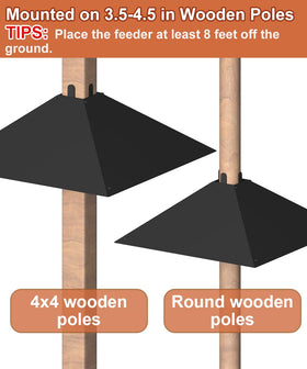 Khordin weatherproof coating keeps the baffle durable in all seasons.