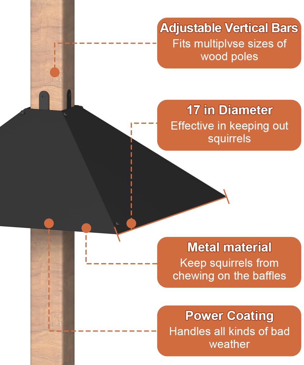 Khordin easy-install design shown on a wooden pole for quick setup.