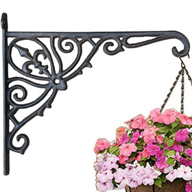 KiaoTime wall mount bracket suitable for bird feeders with strong cast iron grip
